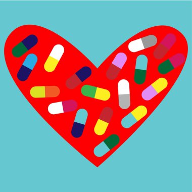 kalp ilaçları ile.