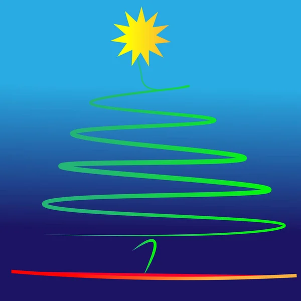 Árbol de Navidad vector — Archivo Imágenes Vectoriales