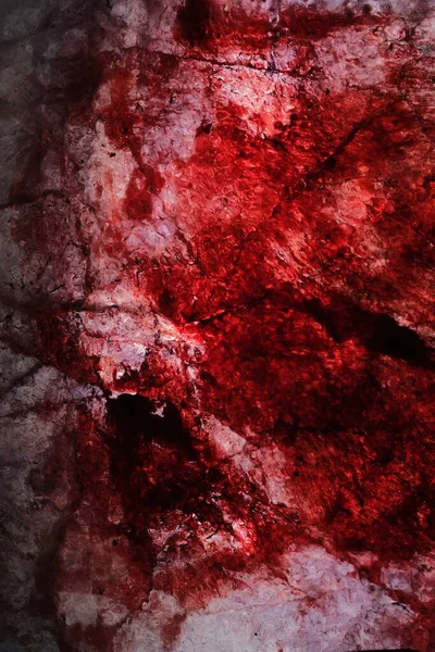 Manchas Sangrentas Tinta Papel Gasto — Fotografia de Stock