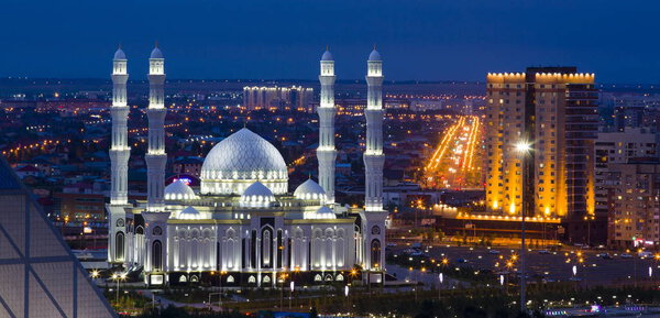 Night city, Astana, Kazakhstan