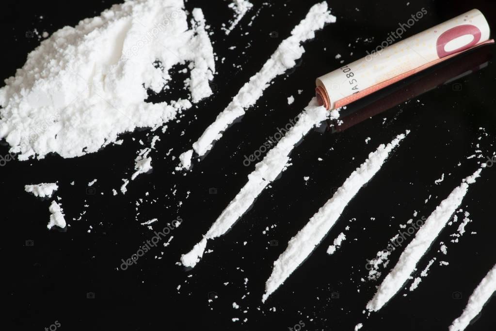 Lines of Cocaine concept