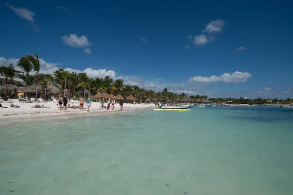 Spiaggia di sabbia Akumal, Messico — Foto Stock