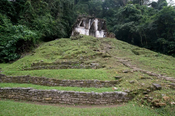 Palenque ruins, Maya archeological site — Stock Photo, Image