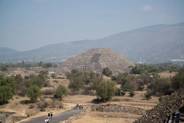 Ay, Teotihuacan Piramidi — Stok fotoğraf