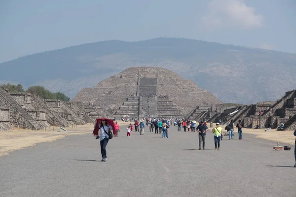 Pirâmide da lua em teotihuacan — Fotografia de Stock