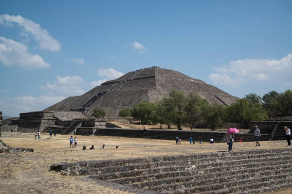 Teotihuacan sítio arqueológico, México — Fotografia de Stock