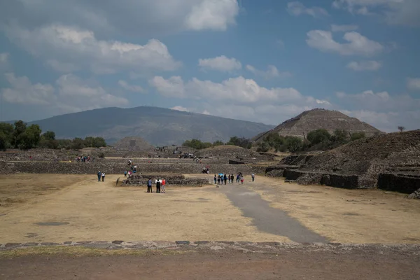 Teotihuacan régészeti lelőhely, Mexikó — Stock Fotó