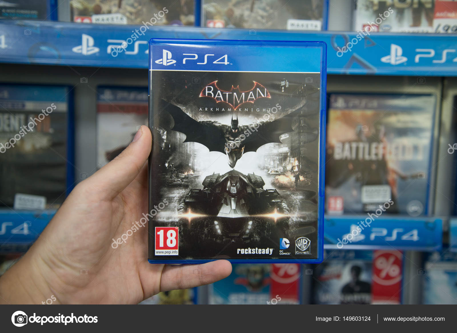 Batman Arkham Knight videogame on Sony Playstation 4 – Stock Editorial  Photo © Pe3check #149603124