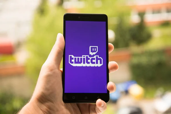 Smartphone logosuna twitch