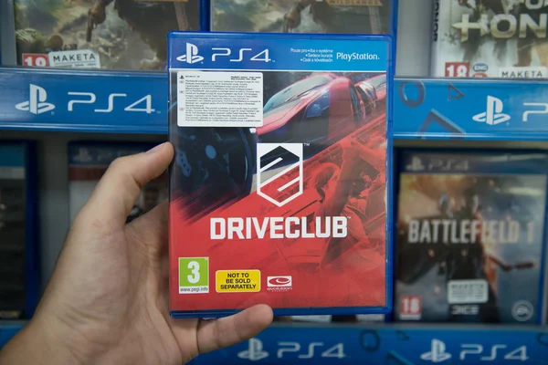 Driveclub videogame on Sony Playstation 4 — Stock Photo, Image