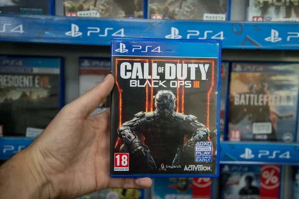 Call of Duty Black Ops 3 videogame on Sony Playstation 4 — Stock Photo, Image