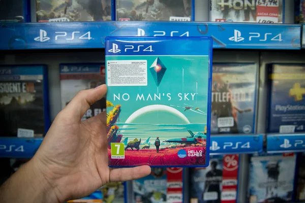 Videojuego de cielo de nadie en Sony Playstation 4 — Foto de Stock