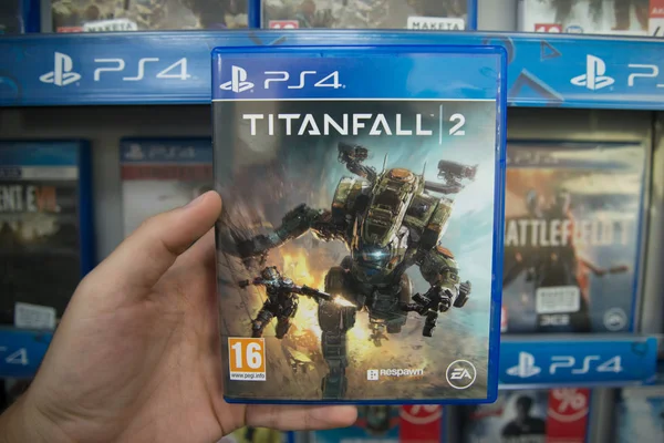 Titanfall 2 videogame on Sony Playstation 4 — Stock Photo, Image