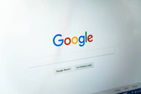 Google website homepage — Stock Photo, Image