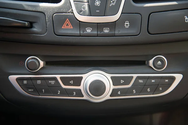 Car radio panel — Stock Photo, Image