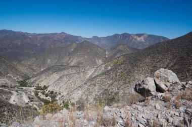 Oaxaca, Meksika için yoldan Mountain view