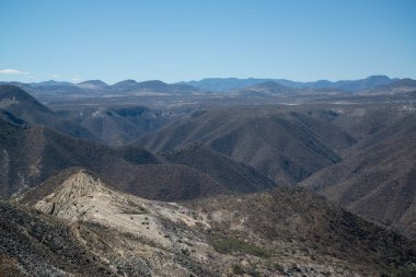 Oaxaca, Meksika için yoldan Mountain view