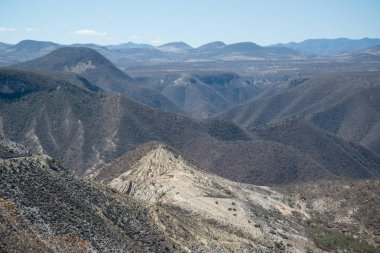 Oaxaca, Meksika için yoldan Mountain view