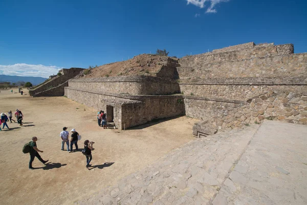 Sitio arqueológico de Monte Alban — Foto de Stock