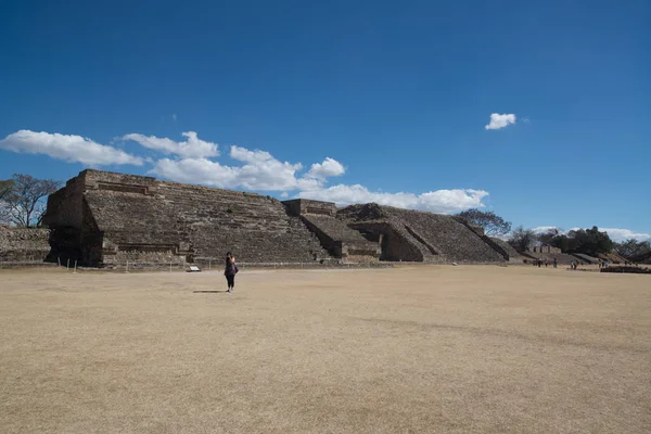 Monte Alban Arkeolojik Sit — Stok fotoğraf