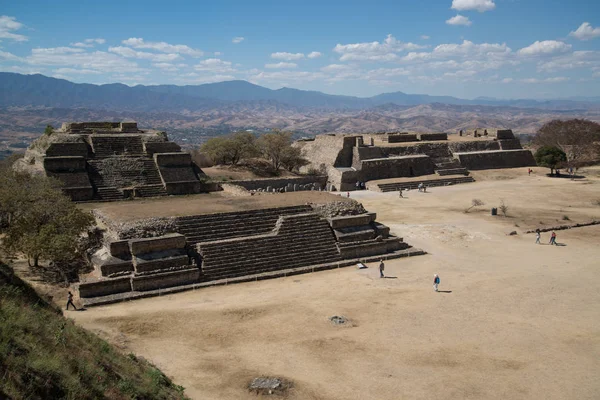 Monte Alban Arkeolojik Sit — Stok fotoğraf