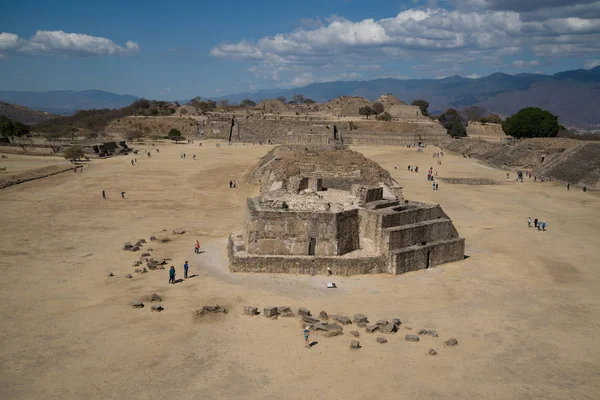 Monte Alban régészeti lelőhely — Stock Fotó