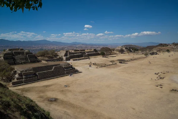 Ausgrabungsstätte monte alban — Stockfoto