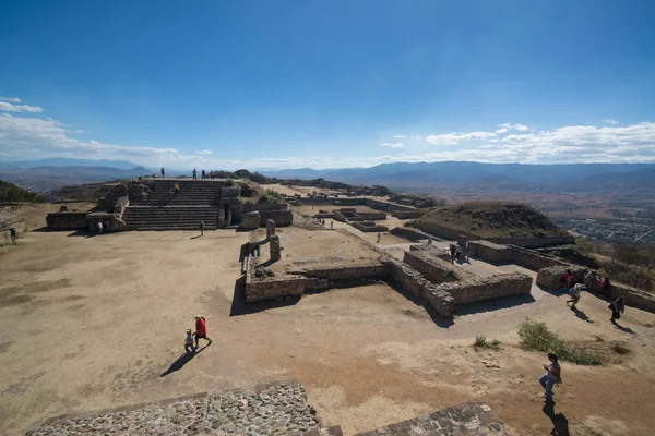 Monte Alban sítio arqueológico — Fotografia de Stock