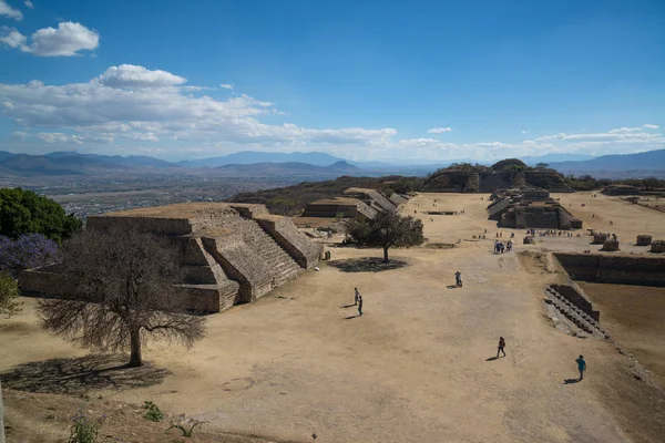 Monte Alban régészeti lelőhely — Stock Fotó