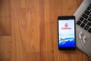 Emirlikleri uygulama smartphone cep telefonu ile