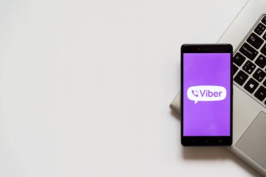 Viber smartphone ekranında