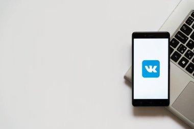 Vkontakte smartphone ekranında