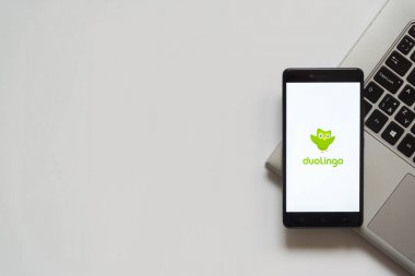 Duolingo akıllı telefon ekranında