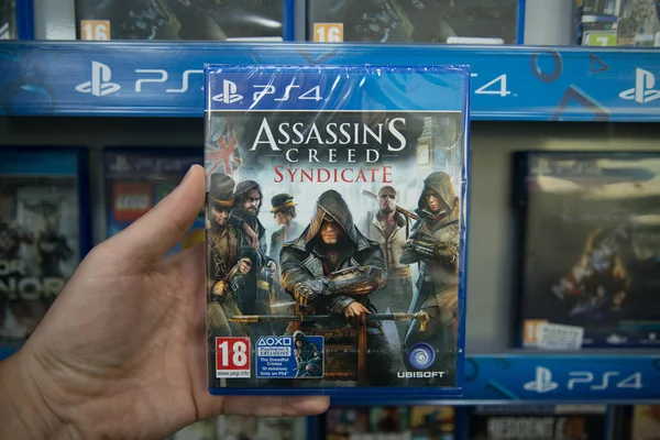 Assassin's Creed Syndicate videogame on Sony Playstation 4 — Stock Photo, Image