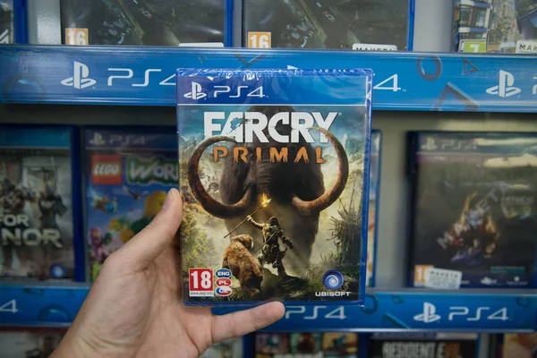 Farcry Primal videogame on Sony Playstation 4 — Stock Photo, Image