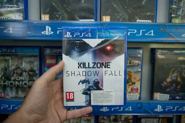 Killzone Shadow Fall videogame on Sony Playstation 4 — Stock Photo, Image