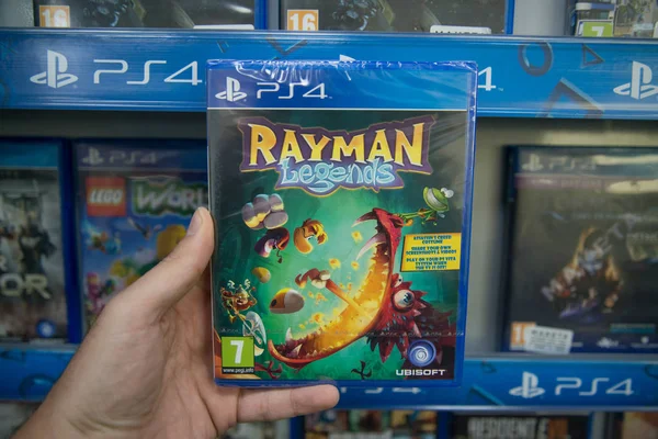 Rayman Legends videojuego en Sony Playstation 4 — Foto de Stock