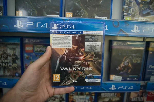 Eve Valkyrie VR videogame on Sony Playstation 4 — Stock Photo, Image