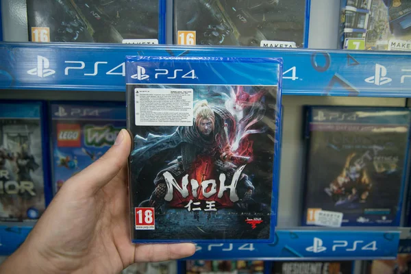 Nioh videogame on Sony Playstation 4 — Stock Photo, Image