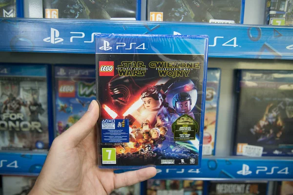 Lego Star Wars la Fuerza Desató videojuego en Sony Playstation 4 — Foto de Stock