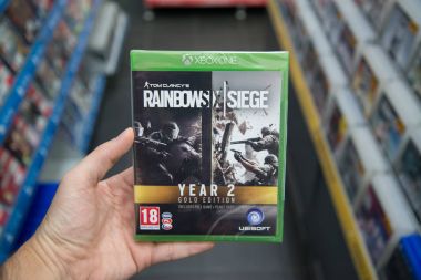 Tom Clancy's Rainbow Six siege year 2 gold edition videogame on Microsoft XBOX One clipart