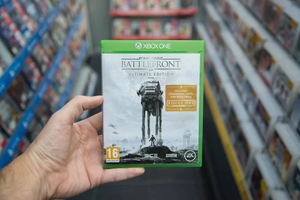 Star Wars Battlefront Ultimate edition videogame on Microsoft XBOX One — Stock Photo, Image