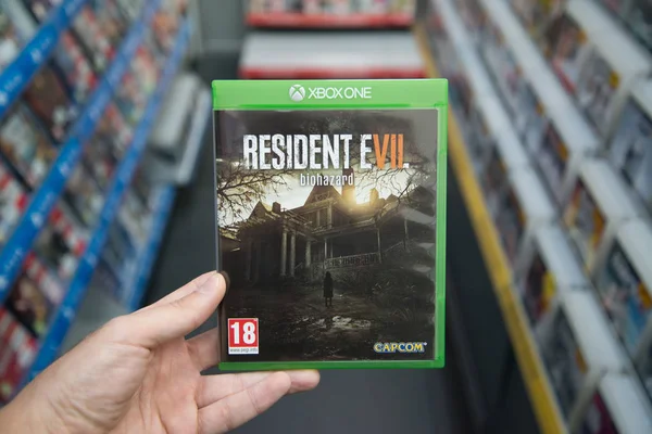 Resident evil 7 videoherní konzole Microsoft Xbox One — Stock fotografie