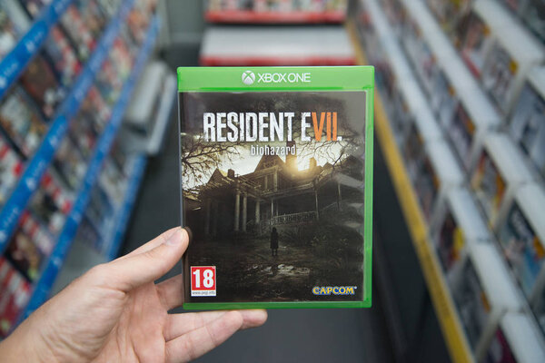 Resident evil 7 videogame on Microsoft XBOX One