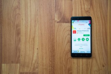 Aliexpress uygulama smartphone cep telefonu ile