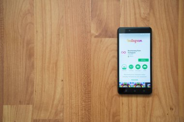 Instagram uygulama smartphone cep telefonu ile