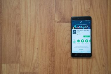 Haritalar uygulamasını Smartphone'da işte