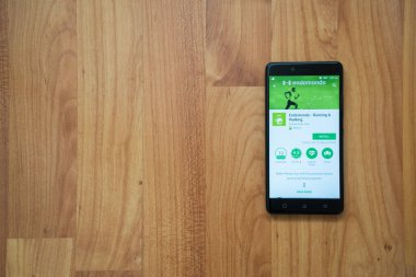 Smartphone cep telefonu ile Endomondo uygulama