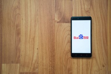 Baidu logo smartphone cep telefonu ile