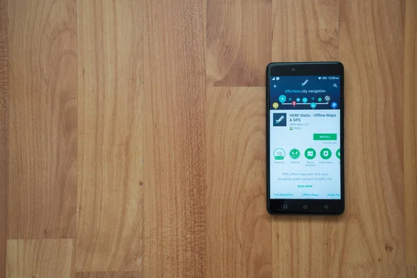 Haritalar uygulamasını Smartphone'da işte